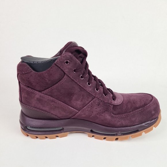 Nike Air Max Goadome ACG Men Boots Burgundy Outdoor Leather main image 5